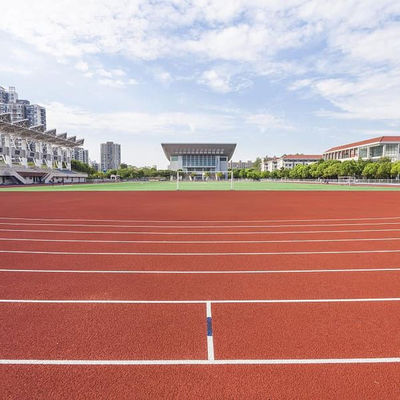अच्छा मूल्य स्कूल के लिए IAAF सर्टिफिकेट सिंथेटिक एथलेटिक ट्रैक प्रीफैब्रिकेटेड सिस्टम ऑनलाइन