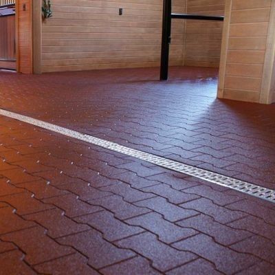 अच्छा मूल्य डॉग बोन शेप इंटरलॉकिंग रबर फ्लोर मैट SBR रबर ग्रैन्यूल्स मटेरियल ऑनलाइन