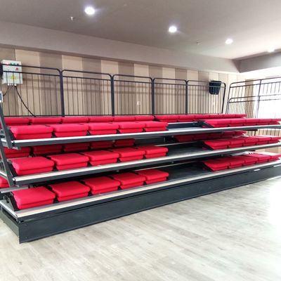 अच्छा मूल्य चांदी की घुमावदार ब्लीचर सीट सिस्टम अनुकूलन ऊंचाई उपलब्ध ऑनलाइन