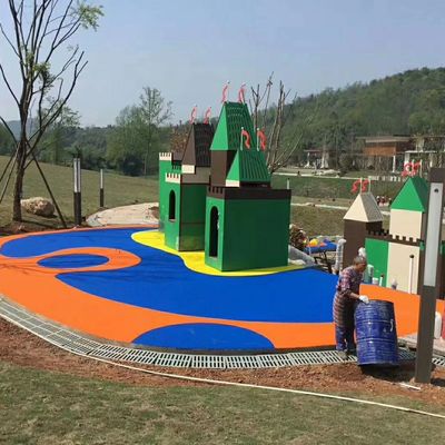 अच्छा मूल्य क्रिएटिव ईपीडीएम रबर जिम फ़्लोरिंग विथ रेड ब्लू येलो रेनबो कलर ऑनलाइन