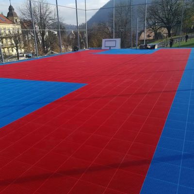 अच्छा मूल्य 2.5kg/pc पीपी टाइलें खेल फर्श - MOQ 500pcs मोटाई 15mm ऑनलाइन