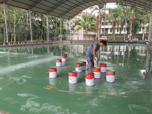 अच्छा मूल्य इनडोर या आउटडोर सीमेंट डामर के लिए वाटरप्रूफ पीयू स्पोर्ट्स कोर्ट सामग्री ऑनलाइन