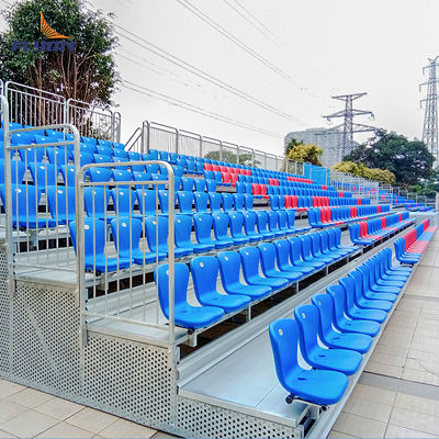 अच्छा मूल्य Temporary Outdoor Chairs Gym Aluminum Bleachers with Plastic Seats ऑनलाइन