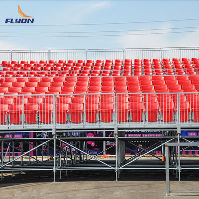 अच्छा मूल्य Fast Install Plastic Folding Demountable Bleacher for Football Stadium Seating and Grandstand Seating ऑनलाइन