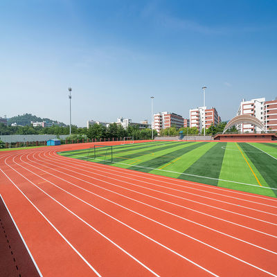 सैंडविच सिस्टम IAAF प्रमाणन के साथ रबर EPDM SBR एथलेटिक रनिंग ट्रैक