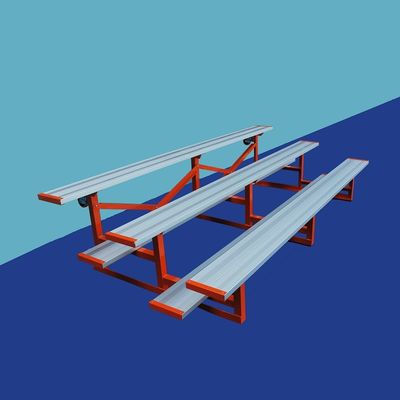 सॉकर फील्ड स्पोर्ट्स कोर्ट ओईएम के लिए एल्युमिनियम आउटडोर मेटल ब्लीचर्स