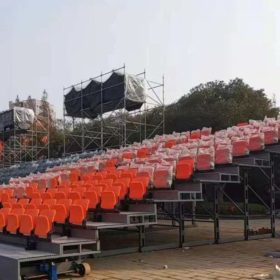 आउटडोर विरोधी यूवी प्लास्टिक स्टेडियम कुर्सियों अग्निरोधक स्पोर्ट्स स्टेडियम सीटें