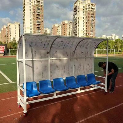 अच्छा मूल्य एन 12727 प्रमाण पत्र के साथ गैल्वेनाइज्ड स्टील ट्यूब फुटबॉल प्लेयर बेंच ऑनलाइन