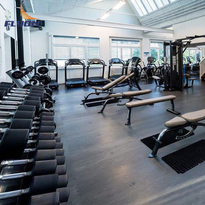 इनडोर / आउटडोर सुरक्षा के लिए स्लिप प्रतिरोधी रबर फर्श कस्टम रबर फर्श मैट