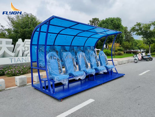 अच्छा मूल्य आउटडोर स्पोर्ट्स वेन्यू के लिए 5 साल की वारंटी के साथ फोल्डेबल और हल्का पोर्टेबल बेंच शेल्टर ऑनलाइन