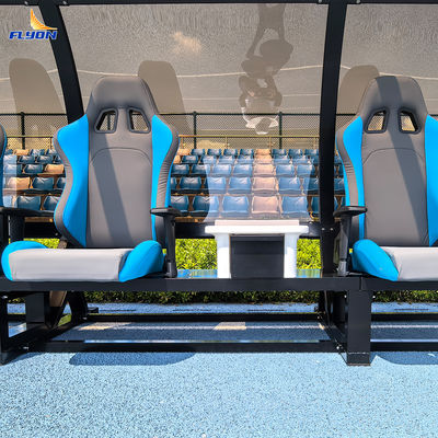 अच्छा मूल्य एल्यूमीनियम पोर्टेबल सब्स्टीट्यूट बेंच, असेंबल इंस्टॉलेशन और सॉकर स्टेडियम टीम शेल्टर के लिए 5 साल की वारंटी के साथ ऑनलाइन