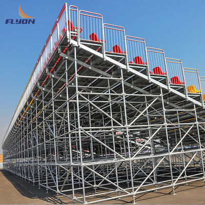 स्टेडियम सीटिंग के लिए 5 साल की वारंटी और ब्लो मोल्डिंग तकनीक के साथ आउटडोर एचडीपीई स्टेडियम कुर्सी