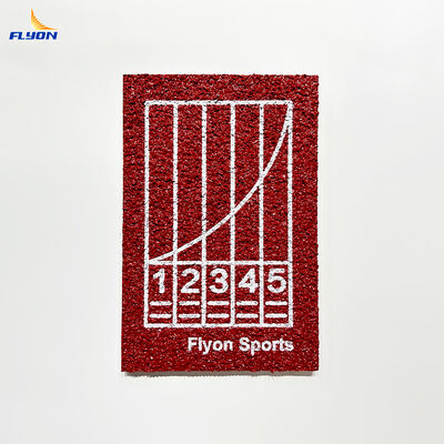 ईपीडीएम फुल पोर रनिंग ट्रैक सीमलेस मोनोलीथिक सरफेस एडवांस्ड इम्पैक्ट एब्जॉर्प्शन आईएएएफ सर्टिफिकेशन एथलेटिक सुविधाओं के लिए