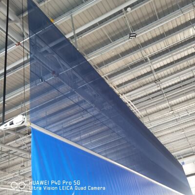 Electric Control System Fireproof Environmental Friendly Divider Curtain Partition Curtain