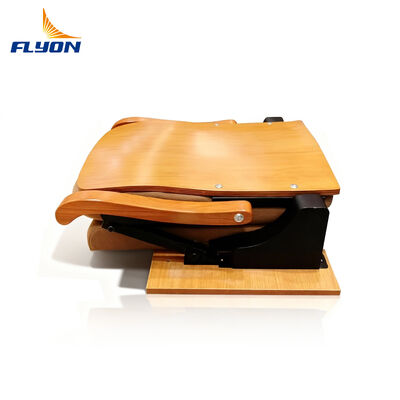 अच्छा मूल्य सिनेमा कॉन्फ्रेंस हॉल और कार्यक्रमों के लिए टिकाऊ नरम गद्देदार वापस लेने योग्य ग्रैंडस्टैंड एडजस्टेबल फ्रंट माउंटेड असबाब वाली सीटें ऑनलाइन